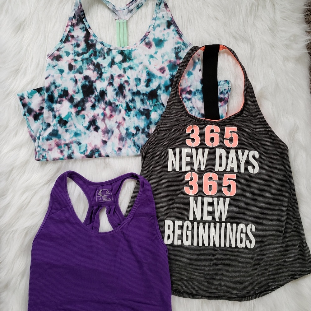 Size small workout tank top bundle